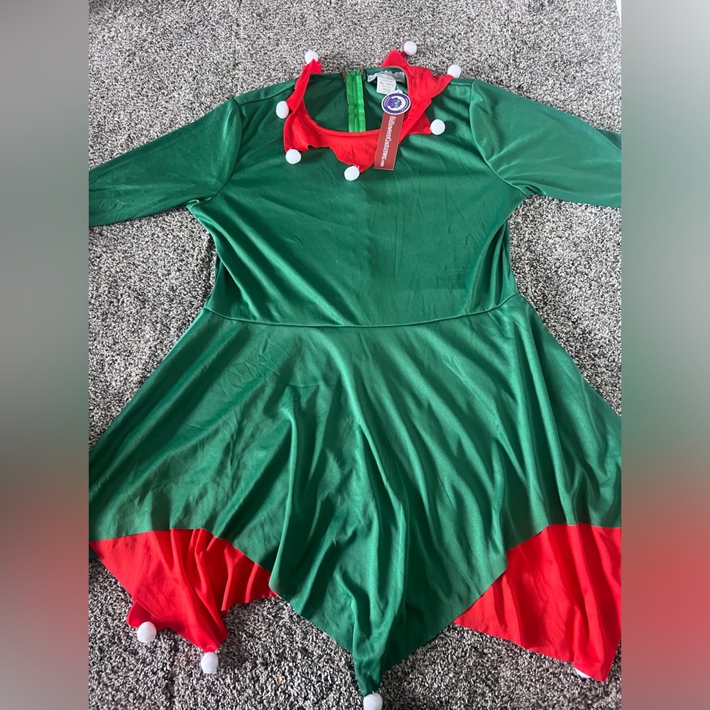 Christmas Elf Costume Woman’s XL NEW With Tags